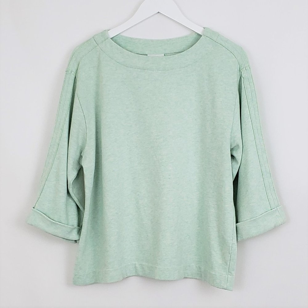 J. Jill PURE JILL Small Green Pullover Top Shirt